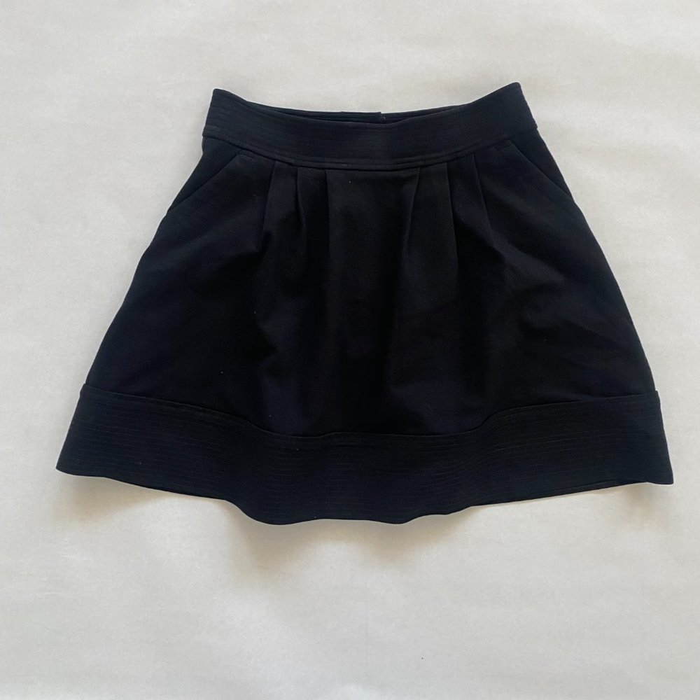 Pleated Black Rayon Blend Skirt Marc by Marc Jacobs Size XS